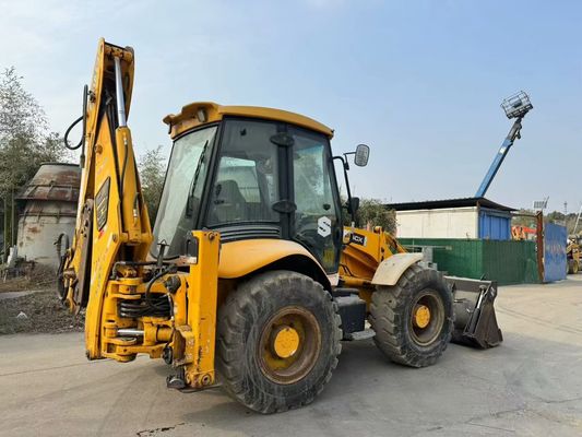 Original UK Gebraucht JCB 4CX Backhoe-Lader mit vier in einem Eimer / Gebraucht JCB Backhoe-Lader heiß verkaufen