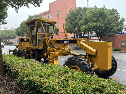 Original Japan 140H Caterpillar Motor Grader Zweithander Sicherheitsbetrieb