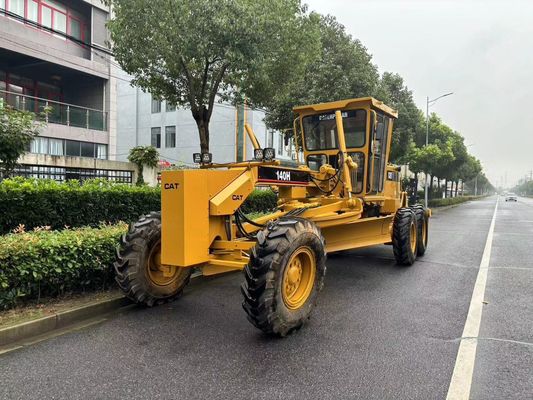 Original Japan 140H Caterpillar Motor Grader Zweithander Sicherheitsbetrieb
