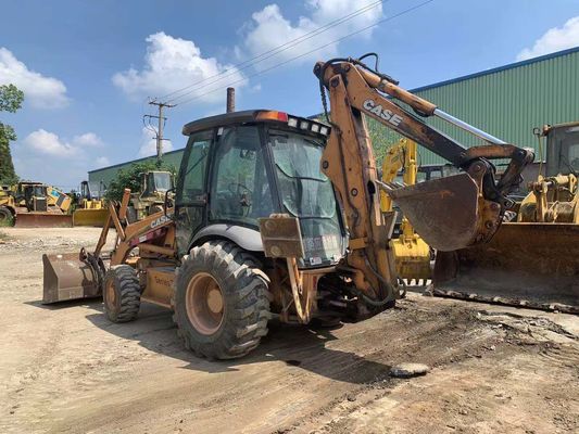 Fall 580M Original USA Gebraucht-Backhoe-Ladegerät Kraftstoffeinsparung Gebraucht-Backhoe