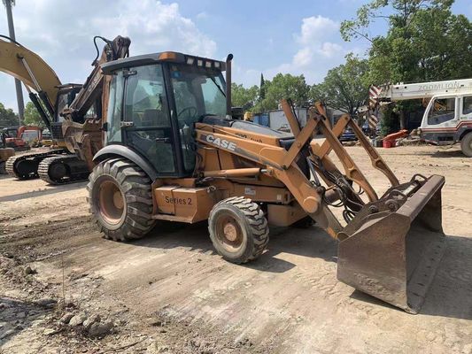 Fall 580M Original USA Gebraucht-Backhoe-Ladegerät Kraftstoffeinsparung Gebraucht-Backhoe