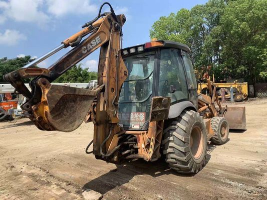Fall 580M Original USA Gebraucht-Backhoe-Ladegerät Kraftstoffeinsparung Gebraucht-Backhoe
