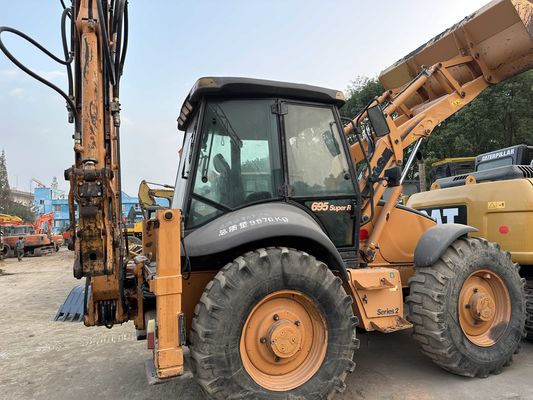 VORTRAGE 695SR Gebrauchtes Baggerladen robustes Bauwerk 4 Räder Baggerladen