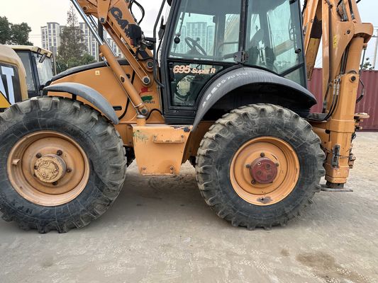 VORTRAGE 695SR Gebrauchtes Baggerladen robustes Bauwerk 4 Räder Baggerladen