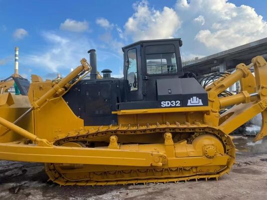 SHANTUI SD32 Gebrauchtes Crawler Bulldozer Schwerlast-Hydraulisches Dozer aus zweiter Hand