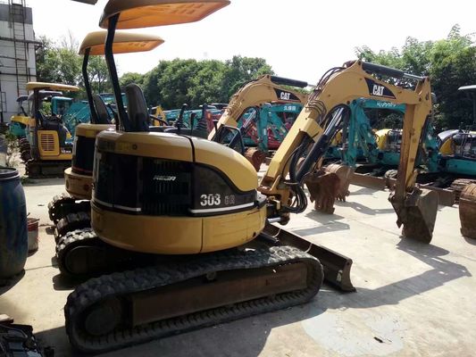 Originalfarbe 303 CR Gebraucht CAT Bagger Energieeffizienz Gebraucht CAT Minibagger