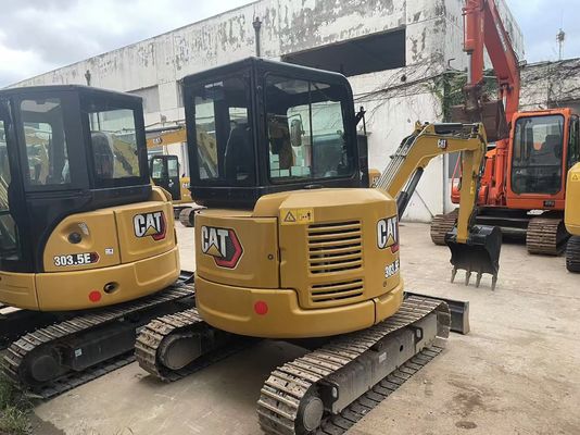 Energieeffizienz Verwendet CAT Bagger Crawler Caterpillar 303.5 E CR Rostdicht