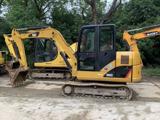 Kompakte Caterpillar 306D Mini Crawler Bagger Original Japan gebraucht