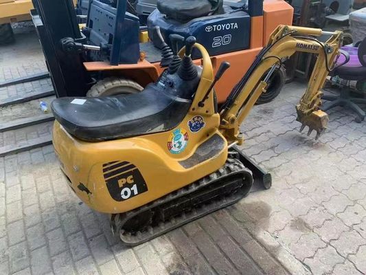 PC01 Originalfarbe Gebrauchtes Komatsu-Minibagger für Innenräume