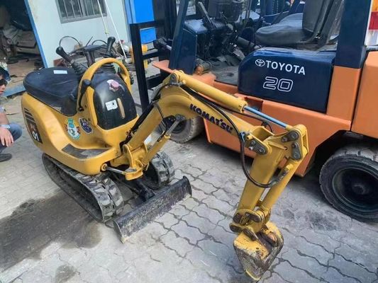 PC01 Originalfarbe Gebrauchtes Komatsu-Minibagger für Innenräume