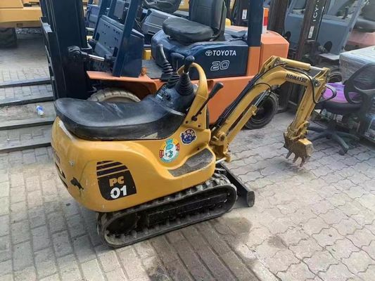 PC01 Originalfarbe Gebrauchtes Komatsu-Minibagger für Innenräume