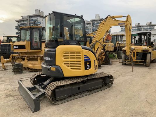 Komatsu PC55MR-2 Gebrauchtbagger Japan Mini Größe mit Hydraulikhammer