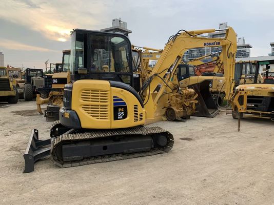 Komatsu PC55MR-2 Gebrauchtbagger Japan Mini Größe mit Hydraulikhammer
