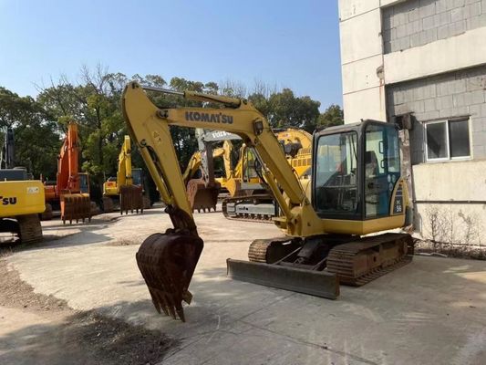 Originalfarbe Gebraucht Komatsu PC56MR-2 Mini Bagger in ausgezeichnetem Zustand