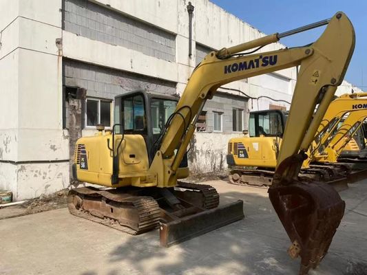 Originalfarbe Gebraucht Komatsu PC56MR-2 Mini Bagger in ausgezeichnetem Zustand