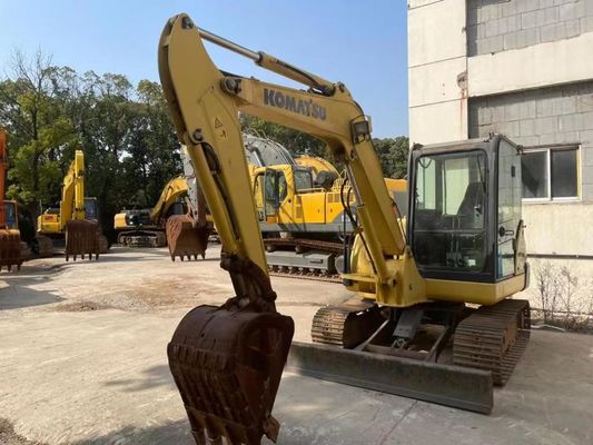 Originalfarbe Gebraucht Komatsu PC56MR-2 Mini Bagger in ausgezeichnetem Zustand