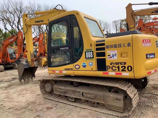 12 Tonnen Gebrauchtkomatsu PC120-6 Crawler Hydraulischer Bagger Sicherheitsgarantie