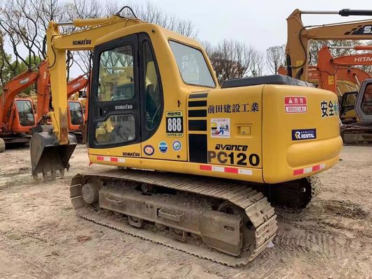 12 Tonnen Gebrauchtkomatsu PC120-6 Crawler Hydraulischer Bagger Sicherheitsgarantie