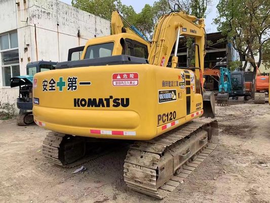12 Tonnen Gebrauchtkomatsu PC120-6 Crawler Hydraulischer Bagger Sicherheitsgarantie