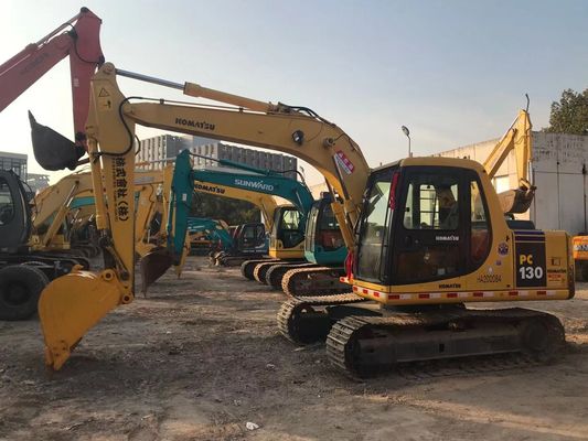 Energieeinsparung Gebraucht Komatsu PC130 6 Crawler Hohe Stabilität Originalfarbe