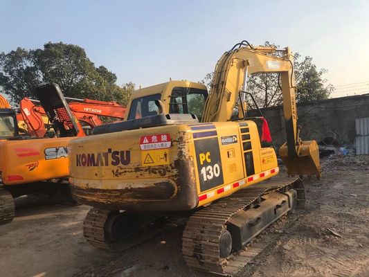 Energieeinsparung Gebraucht Komatsu PC130 6 Crawler Hohe Stabilität Originalfarbe