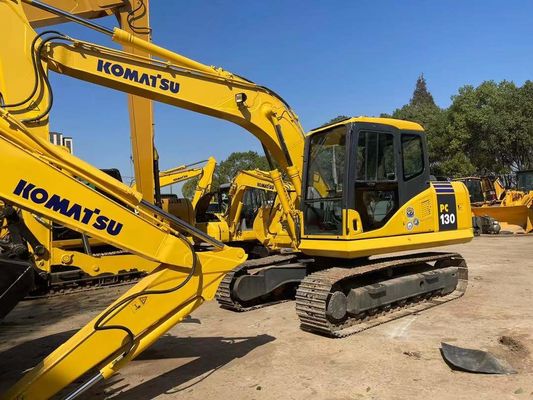 Original Japan PC130-7 Gebrauchtkomatsu Crawler Bagger mit hydraulischem Daumen
