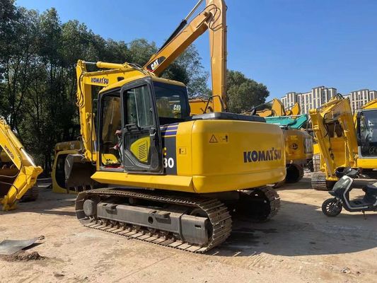 Original Japan PC130-7 Gebrauchtkomatsu Crawler Bagger mit hydraulischem Daumen