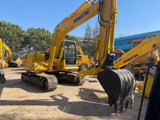 Original Japan PC130-7 Gebrauchtkomatsu Crawler Bagger mit hydraulischem Daumen