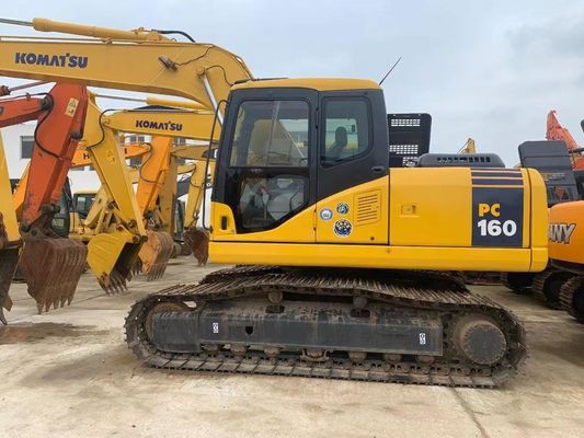 Japan Komatsu PC160LC-7 Mini Crawler Bagger aus zweiter Hand mit leistungsstarkem Motor