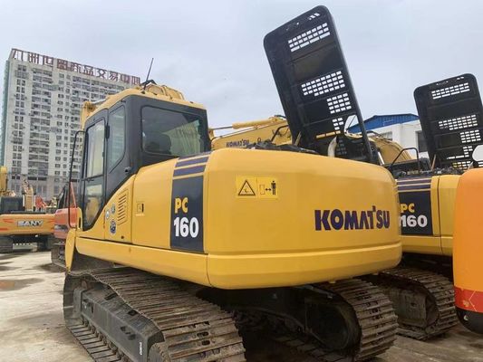 Japan Komatsu PC160LC-7 Mini Crawler Bagger aus zweiter Hand mit leistungsstarkem Motor