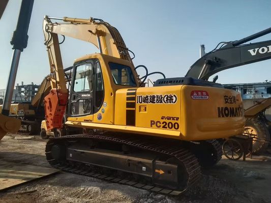 Japan verwendet Komatsu PC220 6 Bagger Einfacher Betrieb mit Hydraulikhammer