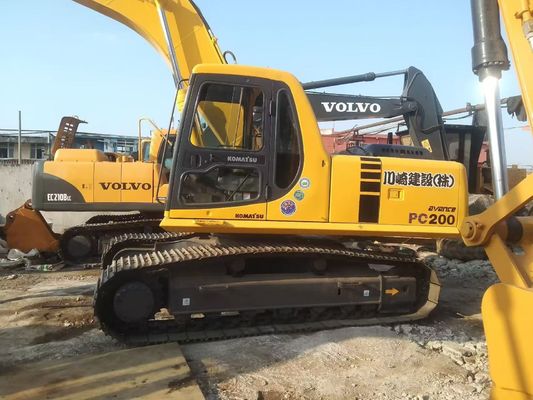 Japan verwendet Komatsu PC220 6 Bagger Einfacher Betrieb mit Hydraulikhammer
