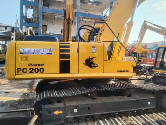 Japan verwendet Komatsu PC220 6 Bagger Einfacher Betrieb mit Hydraulikhammer