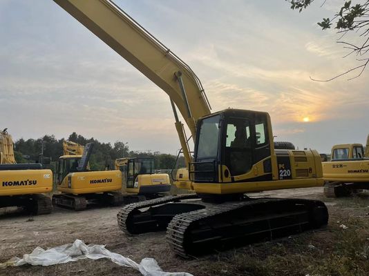 Ursprung Japan Gebraucht Komatsu Bagger PC220-7 Crawler mit 18 Meter langem Arm