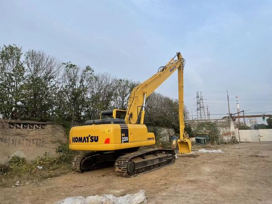 Ursprung Japan Gebraucht Komatsu Bagger PC220-7 Crawler mit 18 Meter langem Arm