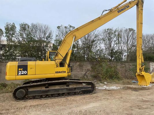 Ursprung Japan Gebraucht Komatsu Bagger PC220-7 Crawler mit 18 Meter langem Arm