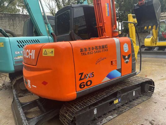 Original Japan Gebraucht Hitachi ZX60 Mini Crawler Bagger mit Hydraulik Daumen