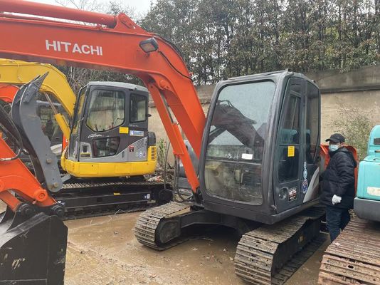 Original Japan Gebraucht Hitachi ZX60 Mini Crawler Bagger mit Hydraulik Daumen