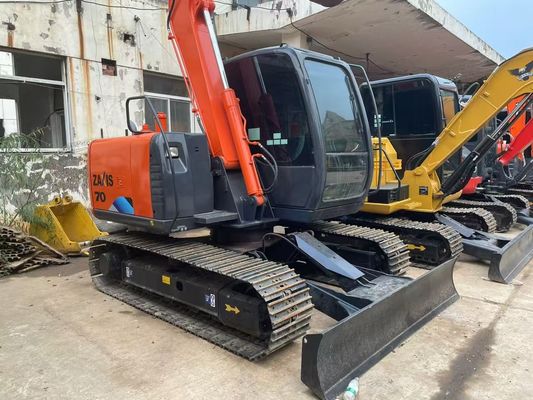 Original Japan Gebraucht Bagger ZX70 Gebraucht Hitachi Bagger Crawler mit Klinge