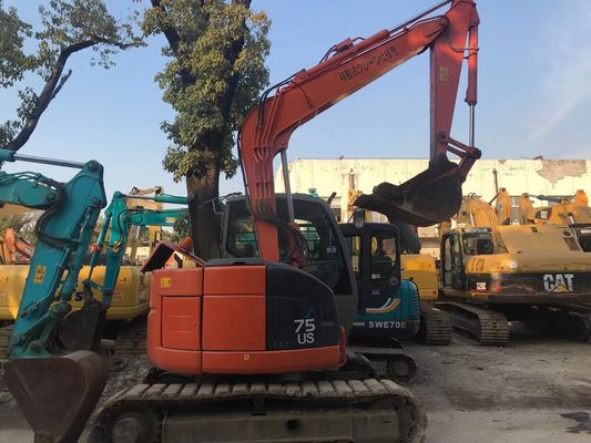 Japan Gebraucht Bagger ZX75US-3 Energieeffiziente Hitachi Crawler Bagger