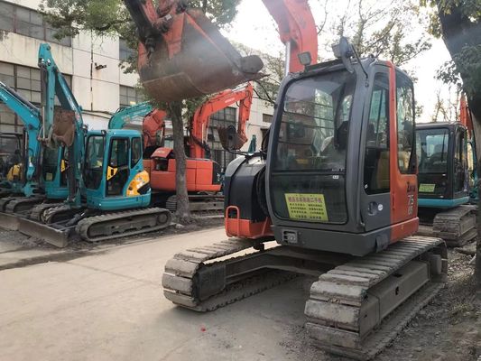 Japan Gebraucht Bagger ZX75US-3 Energieeffiziente Hitachi Crawler Bagger