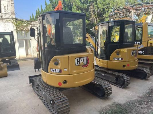 Energieeffizienz Verwendet CAT Bagger Crawler Caterpillar 303.5 E CR Rostdicht