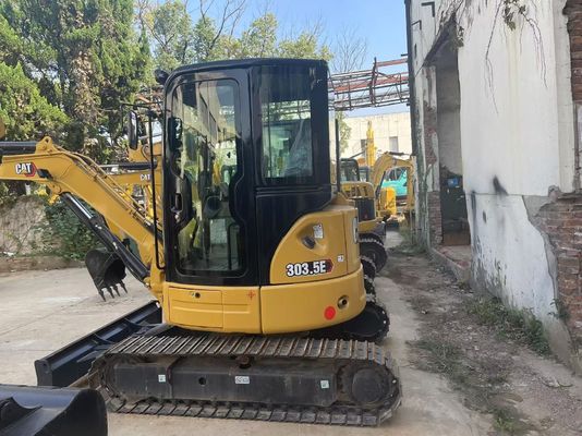 Energieeffizienz Verwendet CAT Bagger Crawler Caterpillar 303.5 E CR Rostdicht
