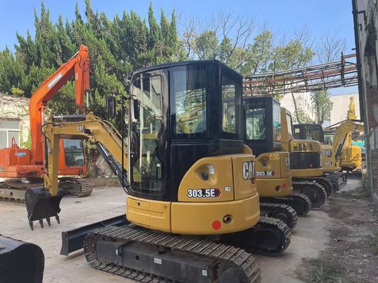 Energieeffizienz Verwendet CAT Bagger Crawler Caterpillar 303.5 E CR Rostdicht