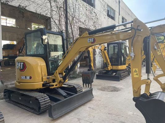 Energieeffizienz Verwendet CAT Bagger Crawler Caterpillar 303.5 E CR Rostdicht
