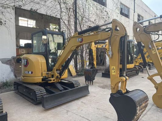 Energieeffizienz Verwendet CAT Bagger Crawler Caterpillar 303.5 E CR Rostdicht