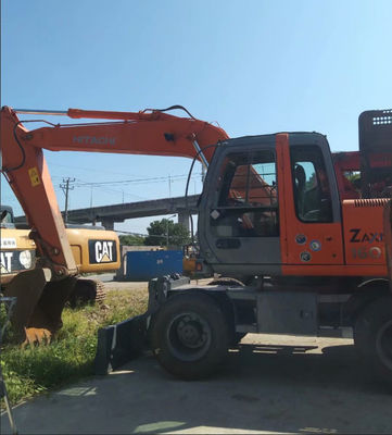 Originalfarbe Gebrauchtes Hitachi ZX160W Radbagger in gutem Zustand