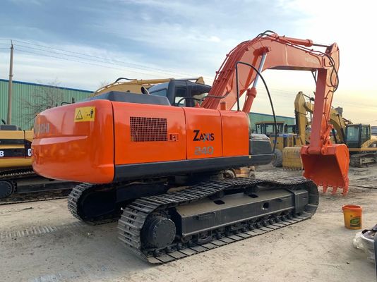 Gebrauchtes Hitachi ZX240HG Crawler Hydraulikbagger Farbe neu streichen