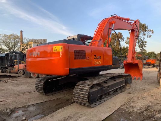 Gebrauchtes Hitachi ZX240HG Crawler Hydraulikbagger Farbe neu streichen