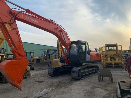 Gebrauchtes Hitachi ZX240HG Crawler Hydraulikbagger Farbe neu streichen